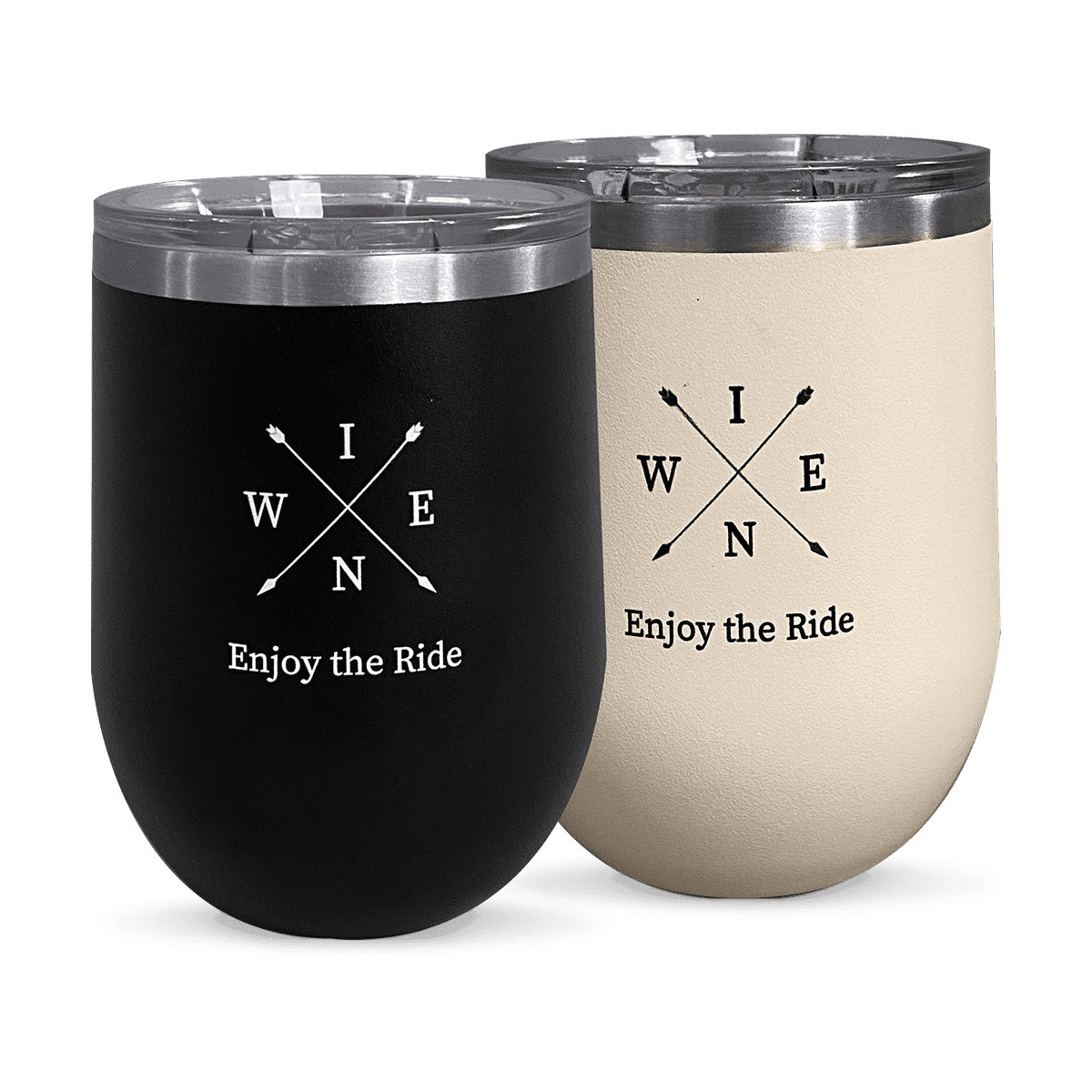 Coolertaste King Of The Camper Wine Tumbler, Happy Camper Gifts